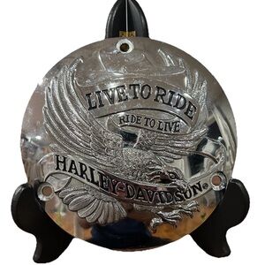Harley-Davidson V-Twin 420951 Chrome Derby Cover 94-03 Sportster Live Ride Eagle